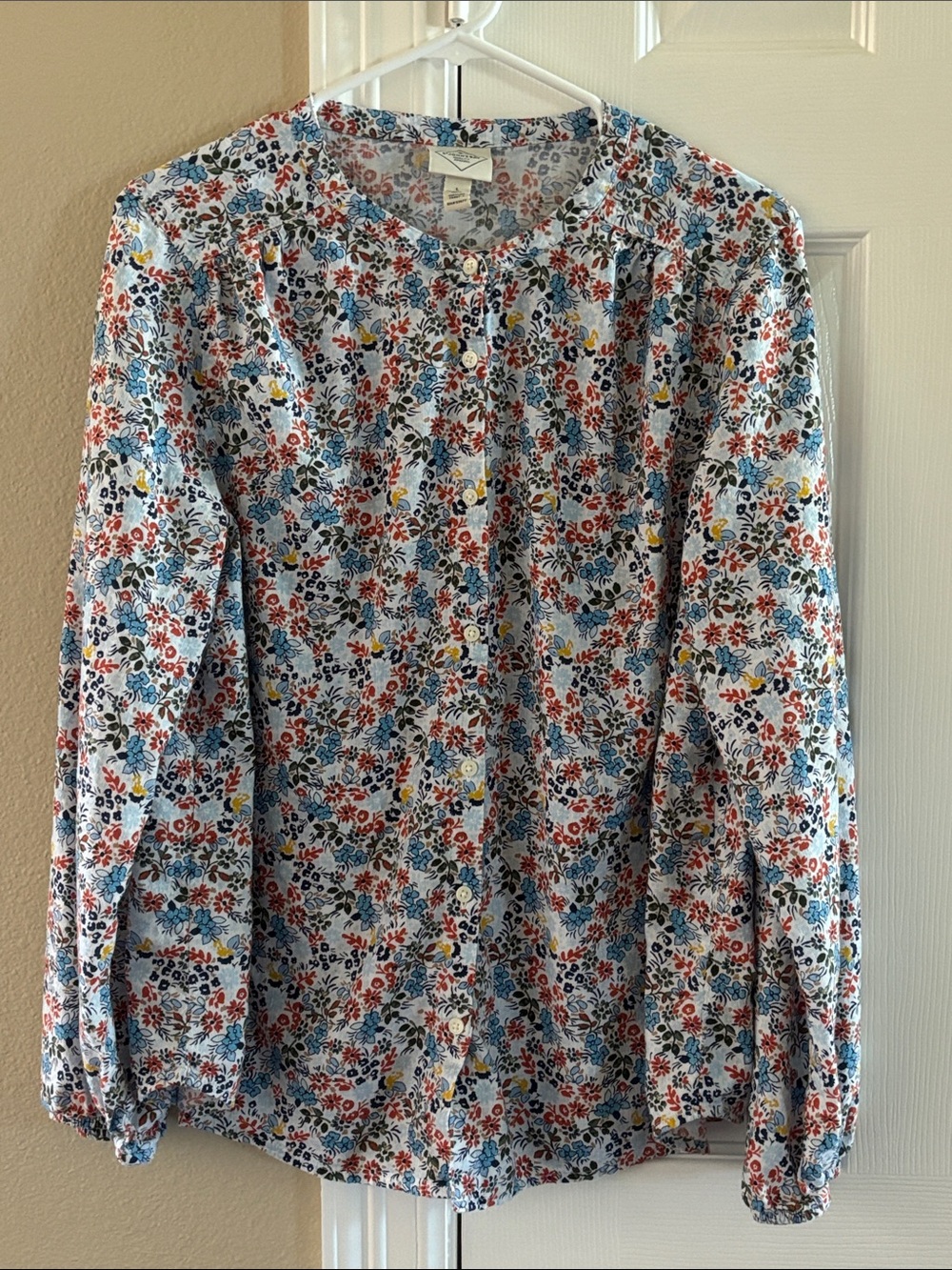 St. John's Bay Floral Button-Front Shirt